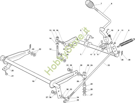 Picture of Sollevamento piatto di taglio EF 63C/6,5M Cat.2006 Trattorino