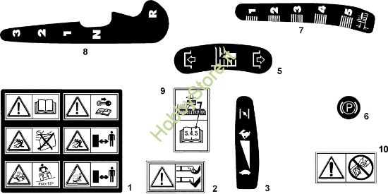 Picture of Etichette EF 63C/6,5M Cat.2006 Trattorino