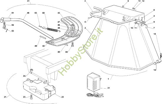 Picture of Accessori a richiesta EF 72C/12,5M Cat.2006 Trattorino