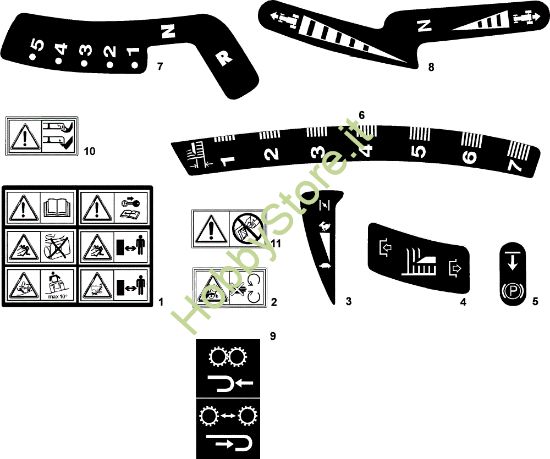 Picture of Etichette EF 72C/12,5M Cat.2006 Trattorino