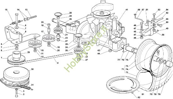 Picture of Trasmissione EF 102C/17,5H Cat.2006 Trattorino