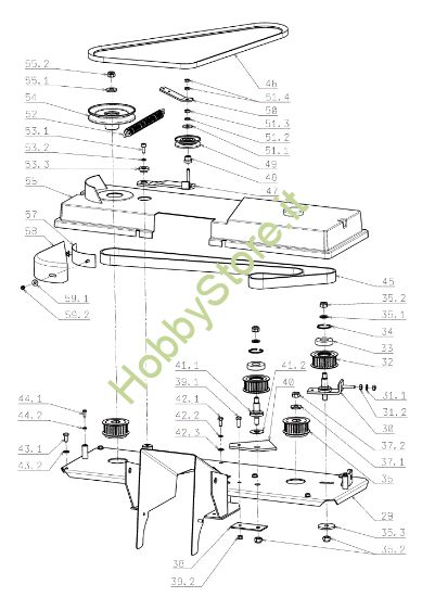 Picture of Piatto di taglio (2/2) EF 124J/22H Cat.2006-2007 Trattorino