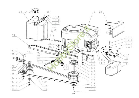 Picture of Motore TWISTER 106/17,5 H Cat.2006 Trattorino