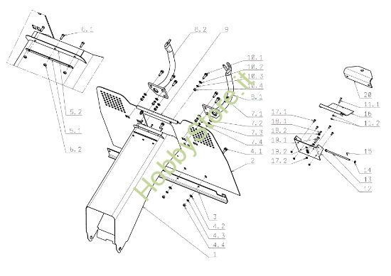 Picture of Raccoglierba EF 104J/15,5H Cat.2006-2007 Trattorino