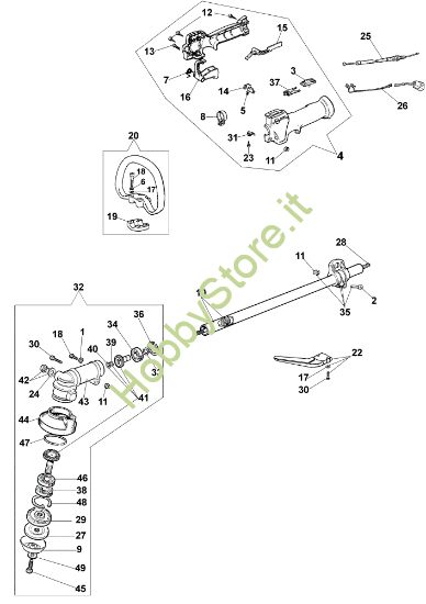 Picture of Trasmissione 8260 IC Decespugliatore