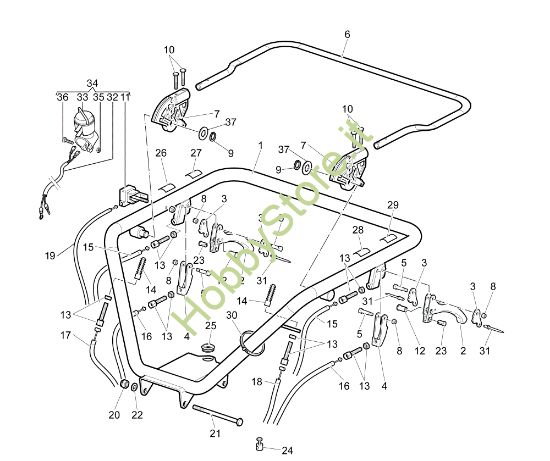 Picture of Comandi manubrio TN 3500 (Export) Transporter