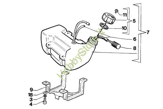 Picture of Serbatoio 8425 Decespugliatore