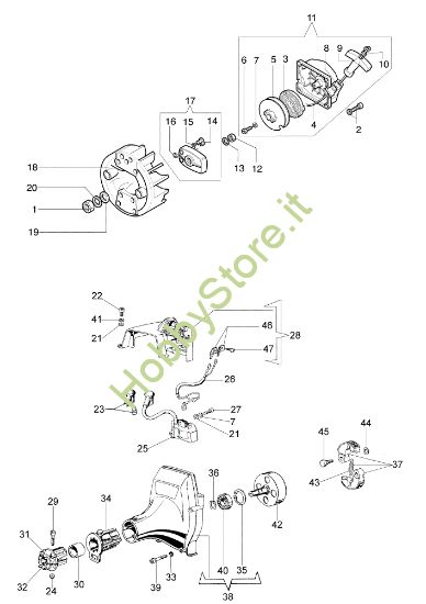 Picture of Avviamento e frizione 8300 IC NEW Decespugliatore