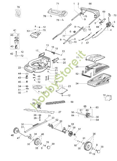 Picture of Esploso (Da giugno '07) AR 44 TBX Plus-Cut Rasaerba