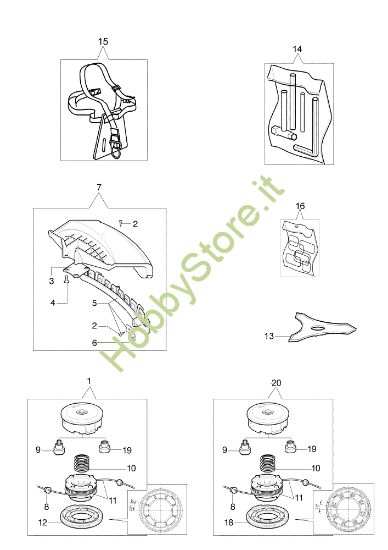 Picture of Accessori DS 3600 4T Decespugliatore