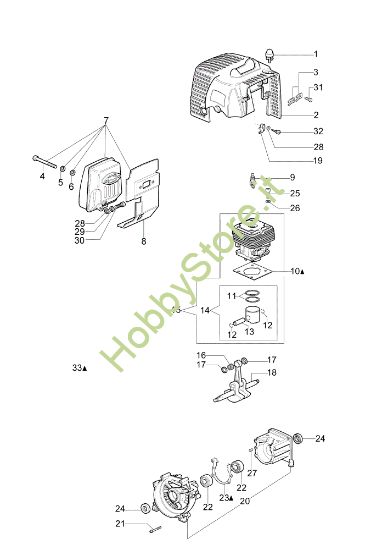 Picture of Motore STARK 37 IC Decespugliatore