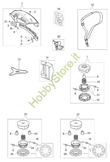 Picture of Accessori STARK 25 D Decespugliatore