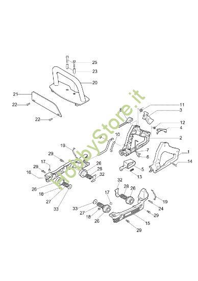 Picture of Impugnatura TG 2600 XP Tagliasiepi