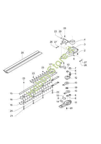 Picture of Gruppo lame TG 2600 XP Tagliasiepi