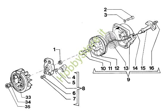 Picture of Gruppo avviamento 8510 IC Decespugliatore
