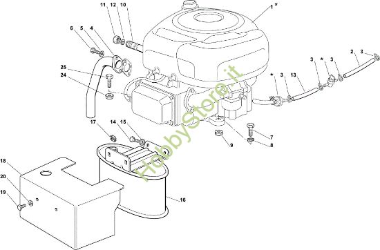 Picture of Motore EF 90C/11,5M Cat.2007 Trattorino