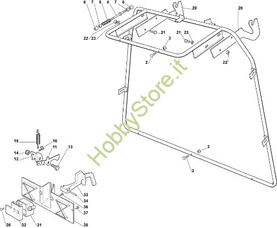 Picture of Sacco (Parte fissa) EF 90C/11,5M Cat.2007 Trattorino