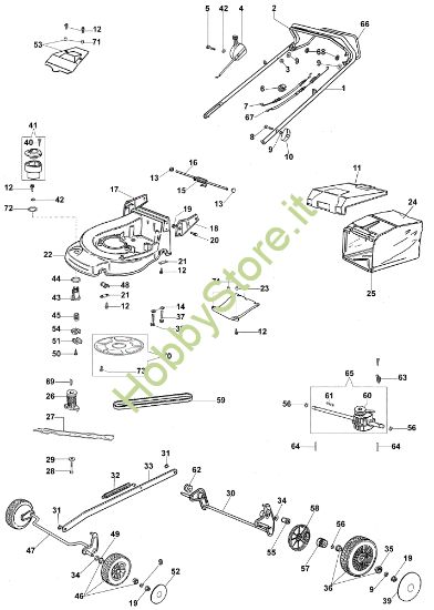 Picture of Esploso AR 48 BS Rasaerba