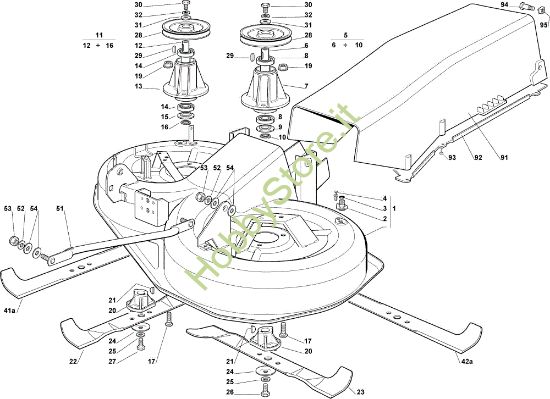 Picture of Piatto di taglio (2) EF 92C/13,5H Cat.2007 Trattorino