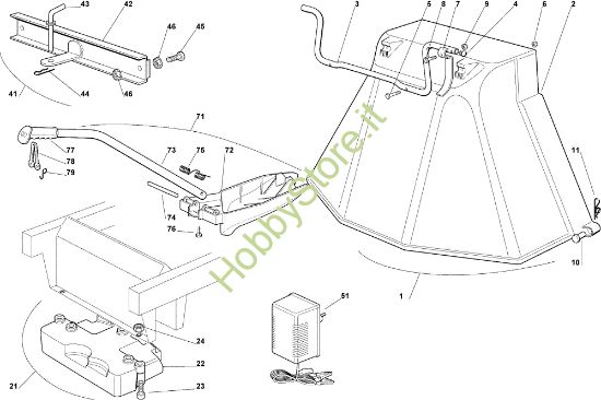 Picture of Accessori a richiesta EF 92C/13,5H Cat.2007 Trattorino