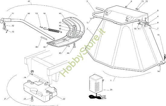 Picture of Accessori a richiesta EF 72C/12,5M Cat.2007 Trattorino