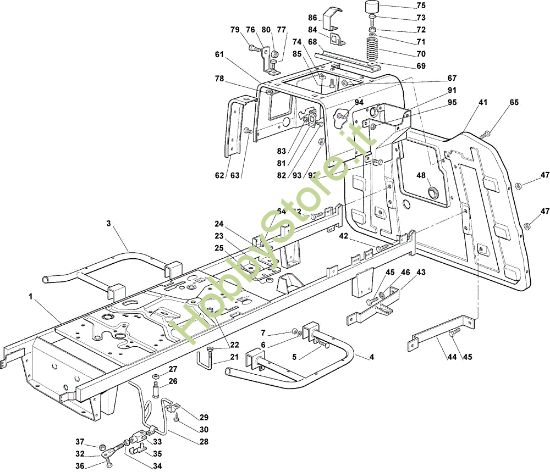 Picture of Telaio EF 92C/13,5M Cat.2007 Trattorino