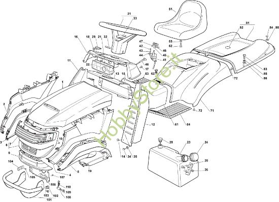 Picture of Carrozzeria EF 102C/15,5M Cat.2007 Trattorino