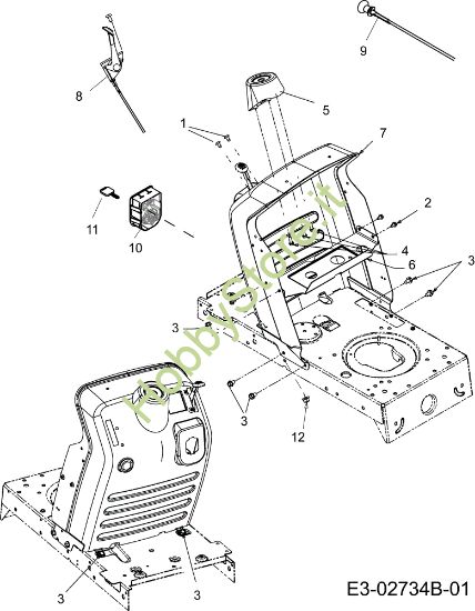 Picture of Cruscotto FORMULA 97/13,5 T Cat.2007 Trattorino