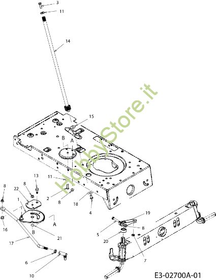Picture of Assale anteriore (1/2) FORMULA 108/15,5 H Cat.2007 Trattorino