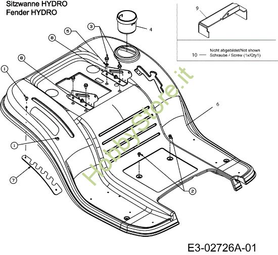 Picture of Carrozzeria posteriore FORMULA 108/15,5 H Cat.2007 Trattorino
