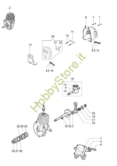Picture of Motore STARK 2500 S (Euro 2) Decespugliatore