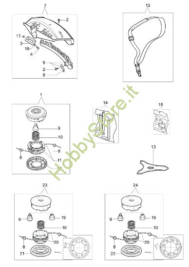 Picture of Accessori STARK 2500 T (Euro 2) Decespugliatore