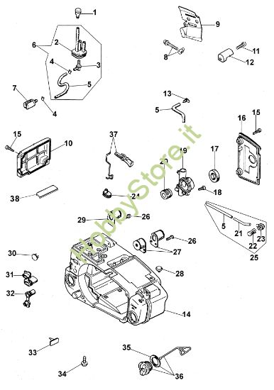 Picture of Basamento 131 Motosega
