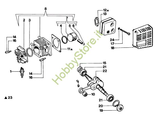 Picture of Motore 134 Motosega