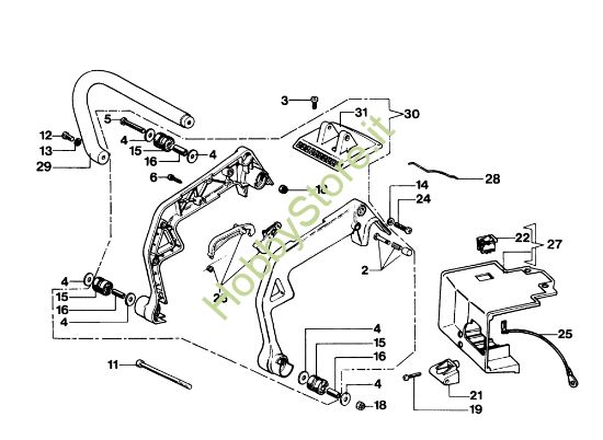 Picture of Impugnatura 134 Motosega