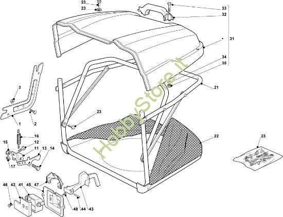 Picture of Sacco (Parte fissa) EF 91C/11,5M Cat.2008 Trattorino