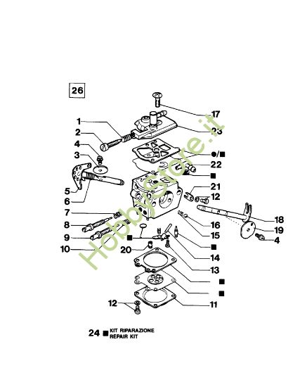 Picture of Carburatore WT-162A 138 Motosega