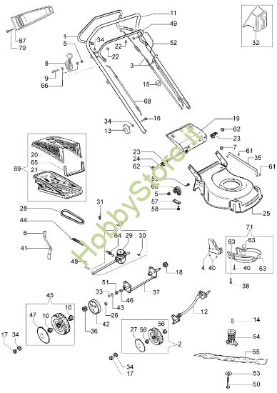 Picture of Esploso LR 53 TH 190 KM Rasaerba
