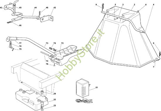 Picture of Accessori a richiesta EF 102C/16,5M Cat.2008 Trattorino