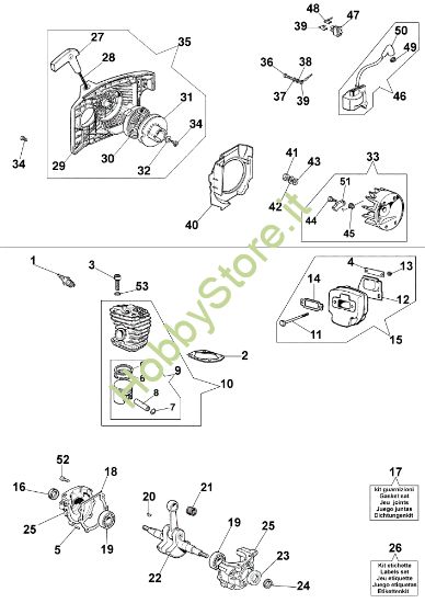 Picture of Motore 141 Motosega