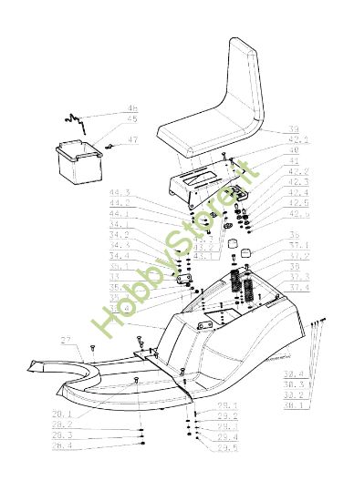 Picture of Cofano (1/3) EF 105J/15,5H Cat.2008 Trattorino