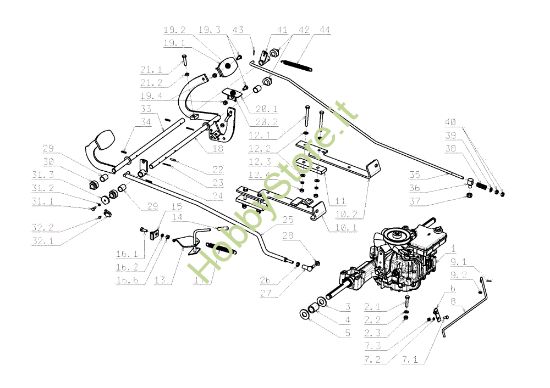 Picture of Trasmissione EF 105J/16H Cat.2008 Trattorino