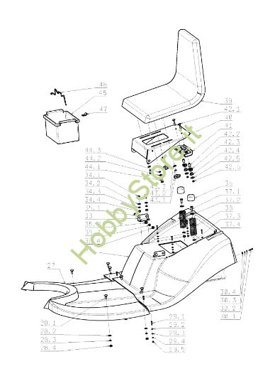 Picture of Cofano (1/3) EF 105J/16H Cat.2008 Trattorino