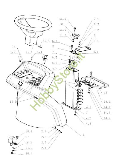 Picture of Cofano (2/3) EF 105J/17,5H Cat.2008 Trattorino