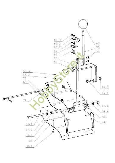 Picture of Piatto di taglio (3/3) EF 105J/18H Cat.2008 Trattorino