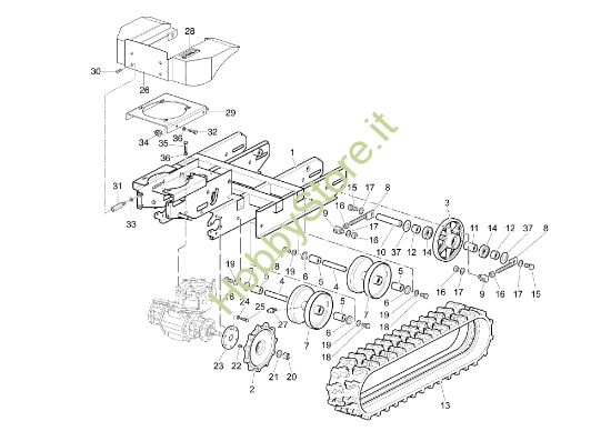 Picture of Telaio (Fino a matricola B111461061) TN 2700 Transporter