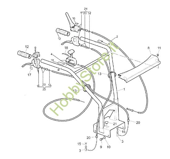 Picture of Comandi manubrio TN 3400 Transporter