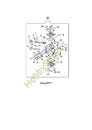 Picture of Carburatore WJ-44C 170 Motosega