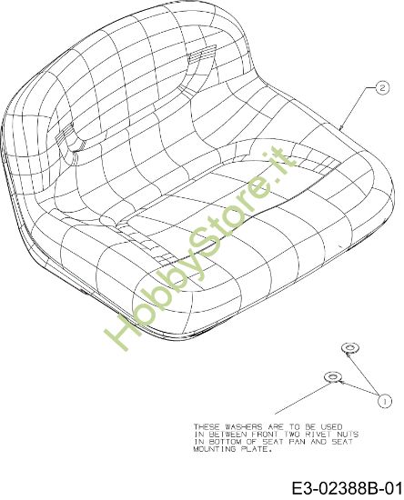 Picture of Sedile (2/2) FORMULA 97/13,5 T Cat.2008 Trattorino