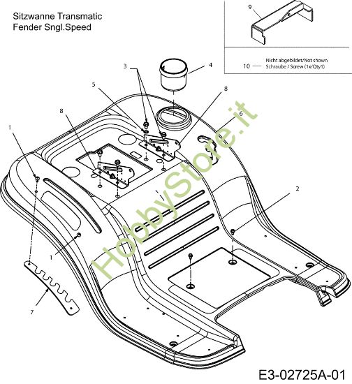 Picture of Carrozzeria posteriore FORMULA 97/13,5 T Cat.2008 Trattorino